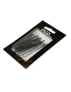 Pack 10 Horquilla Invisible Negra 6 cm 2