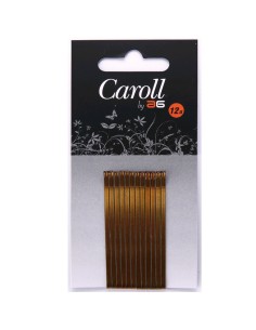 Horquilla Caroll 12 ud rubio 55mm.