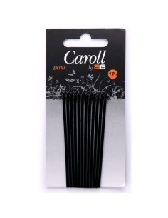 Horquilla 70mm Caroll 12 ud negro