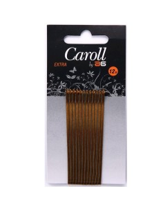 Horquilla Caroll 12 ud rubio 70mm.