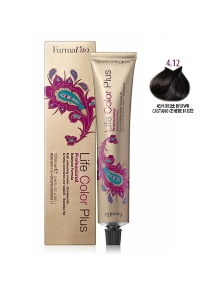 Tinte Life Castañp Ceniza irisado 4/12 - 100ml