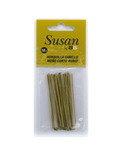 Horquilla moño rubia 18ud. 60mm.