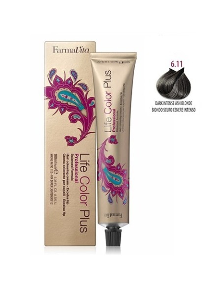 Tinte Life Rubio Oscuro extra ceniza 6/11 - 100ml