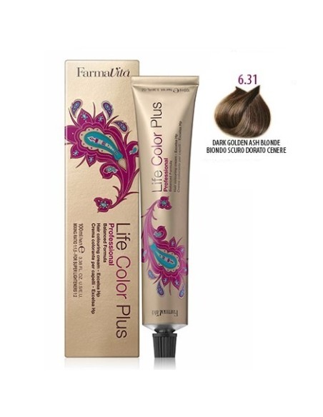 Tinte Life Rubio Oscuro dorado ceniza 6/31 - 100ml