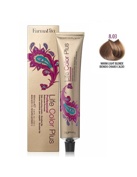 Tinte Life Rubio Claro calido 8/03 - 100ml