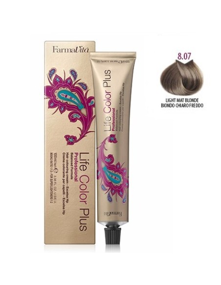 Tinte Life Rubio Claro Mate 8/07 - 100ml