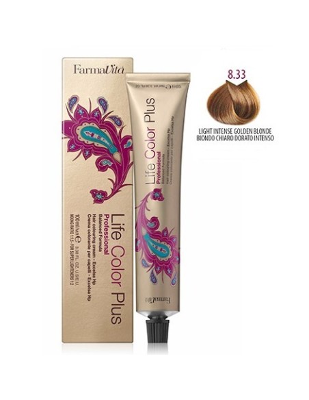 Tinte Life Rubio Claro dorado intenso 8/33 - 100ml