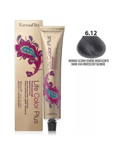 Tinte Life Rubio Oscuro Ceniza iridis 6/12 - 100ml