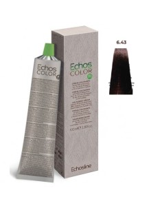 Tinte Echosline vegano rubio oscuro cobre dorado 6/43 100ml