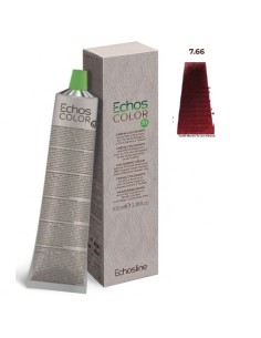 Tinte Echosline vegano rubio medio rojo intenso 7/66 100ml