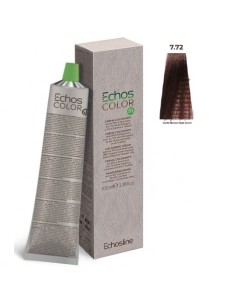 Tinte Echosline vegano 7/72 rubio medio marron calido 100ml