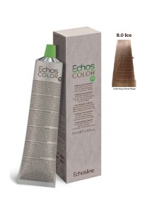 Tinte Echosline vegano 8/0Ice rubio claro natural frio 100ml
