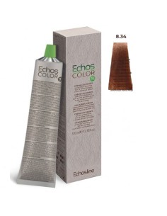 Tinte Echosline vegano rubio claro cobre dorado 8/34 100ml
