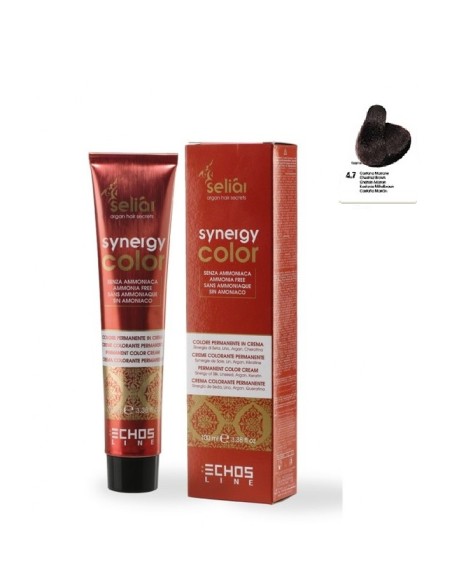Tinte Synergy 4/7 Castaño Marron - 100ml