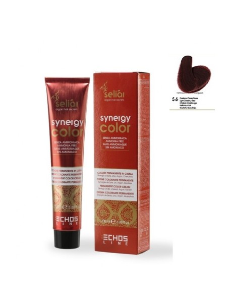 Tinte Synergy 5/6 Castaño Claro rojo - 100ml