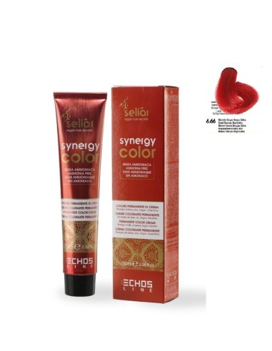 Tinte Synergy 6/66 Rubio Oscuro rojo ex - 100ml