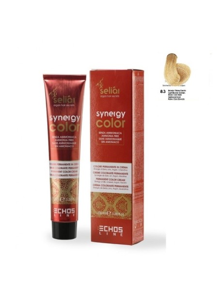 Tinte Synergy 8/3 Rubio Claro dorado - 100ml