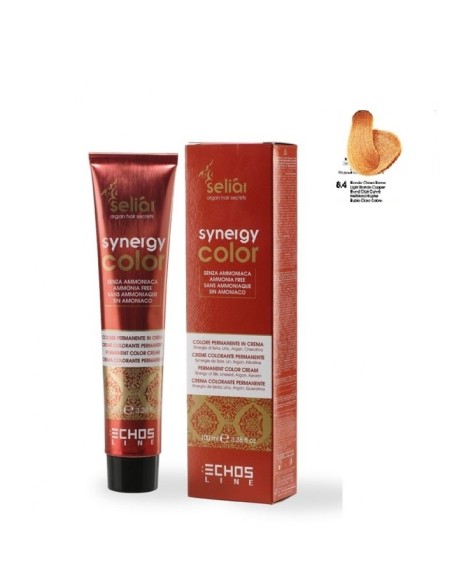 Tinte Synergy 8/4 Rubio Claro cobre - 100ml