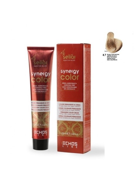 Tinte Synergy 8/7 Rubio Claro marron - 100ml