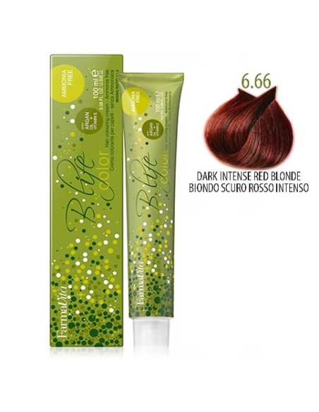 Tinte Bio Life Rubio Rojo intenso 6/66 - 100ml