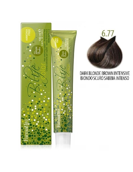 Tinte Bio Life Rubio Oscuro marron intenso 6/77 - 100ml