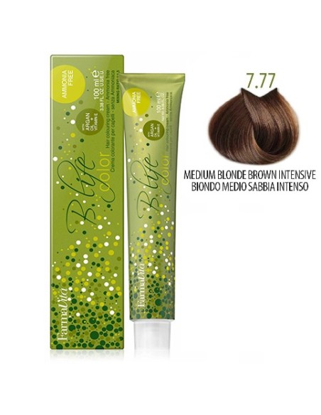 Tinte Bio Life Rubio Marron intenso 7/77 - 100ml