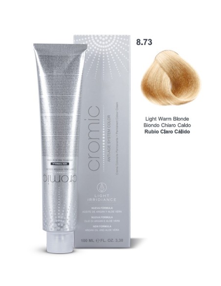 Tinte Irridiance Rubio Claro Calido 8/73 - 100ml