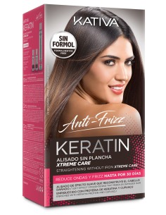 Kativa set anti-frizz reparador y nutritivo sin plancha