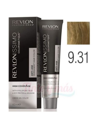 Tinte Revlon Rubio muy claro beige 9/31 Alta Cobertur - 60ml