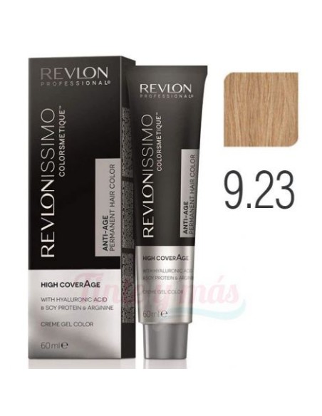 Tinte Revlon Rubio muy claro nacarado 9/23 Alta Cober - 60ml