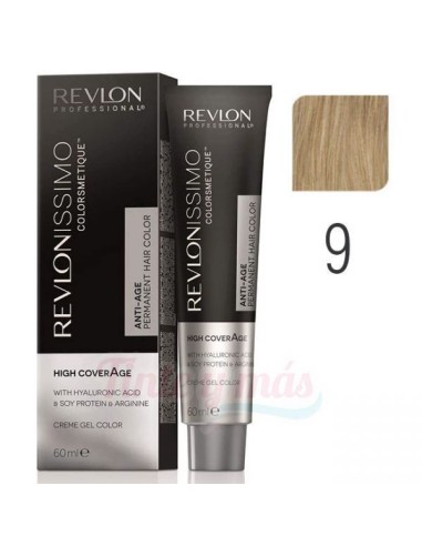 Tinte Revlon Rubio muy claro 9 Alta Cobertura - 60ml