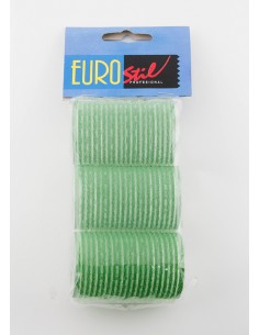 Rulos Velcro Verde 40mm 3ud