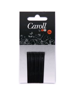 Horquilla Caroll 12 ud negra 45mm